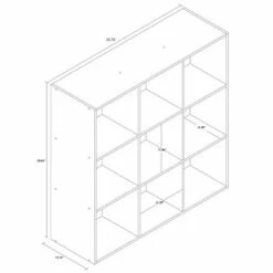 11" 9 Cube Organizer Shelf - Room Essentials™ Espresso -Bookshelves Sales Shop unnamed file 1615