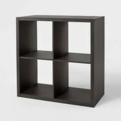 4 Cube Organizer - Brightroom™ Black Oak -Bookshelves Sales Shop unnamed file 1621