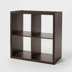 4 Cube Organizer - Brightroom™ Black Oak -Bookshelves Sales Shop unnamed file 1622