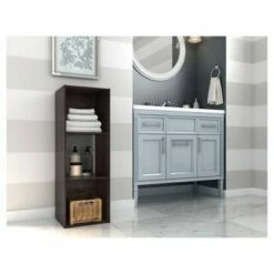 11" 3-Cube Organizer Shelf - Room Essentials Espresso
