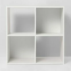 4 Cube Decorative Bookshelf - Room Essentials™ White -Bookshelves Sales Shop unnamed file 1659