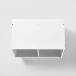 Stackable Laminate 2-Compartment Bin White - Pillowfort™ -Bookshelves Sales Shop unnamed file 1662