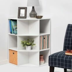 Corner Cube Bookshelf - Room Essentials™ Gray