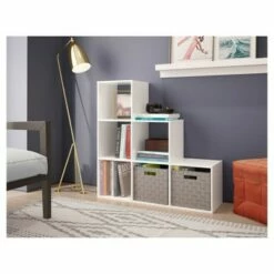 11" 3-2-1 Cube Organizer Shelf - Room Essentials Espresso