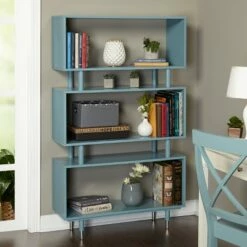 59.5" Margo Bookshelf - Buylateral Gray