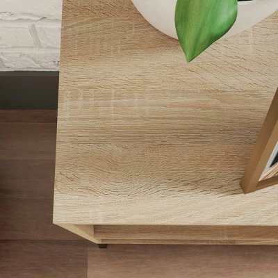 27" 6 Cubbies North Avenue Organizer - Sauder Charter Oak 4 27" 6 Cubbies North Avenue Organizer - Sauder Charter Oak - Image 2