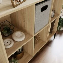 27" 6 Cubbies North Avenue Organizer - Sauder Charter Oak 10 27" 6 Cubbies North Avenue Organizer - Sauder Charter Oak -Bookshelves Sales Shop unnamed file 1710