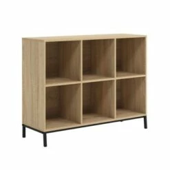 27" 6 Cubbies North Avenue Organizer - Sauder Charter Oak 12 27" 6 Cubbies North Avenue Organizer - Sauder Charter Oak -Bookshelves Sales Shop unnamed file 1712