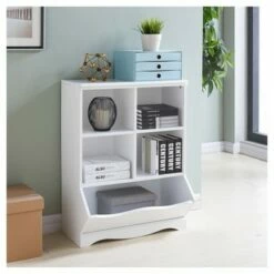 Multi-Cubby Storage Cabinet - White - Danya B.