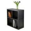 27" Timothy Shelf 2X2 Slots Black - Winsome -Bookshelves Sales Shop unnamed file 1739