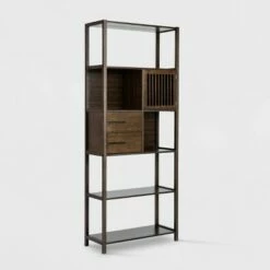 Selma Bamboo Bookcase Right Facing Spindle Cabinet - Boraam Natural 20 Selma Bamboo Bookcase Right Facing Spindle Cabinet - Boraam Natural -Bookshelves Sales Shop unnamed file 1753