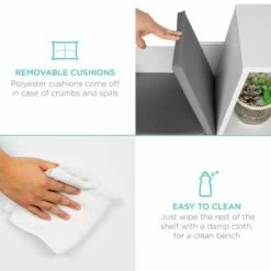 Best Choice Products 6-Cubby Kids Bedroom Storage Organizer, Multi-Purpose Bookcase w/ Cushioned Reading Nook -Bookshelves Sales Shop unnamed file 1759