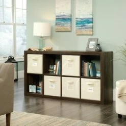 Stow Away 8 Cube Organizer Smoked Oak - Sauder 9 Stow Away 8 Cube Organizer Smoked Oak - Sauder -Bookshelves Sales Shop unnamed file 1768