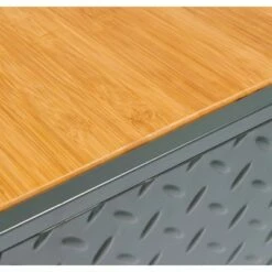 Badger Basket Metal and Bamboo MultiBin Storage Cubby Charcoal/Natural -Bookshelves Sales Shop unnamed file 1791