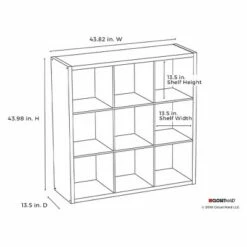 ClosetMaid 459000 Heavy Duty Decorative Bookcase Open Back 9-Cube Storage Organizer, Graphite Gray (2 Pack) -Bookshelves Sales Shop unnamed file 1842