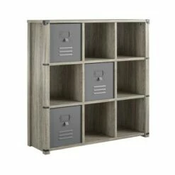 Little Seeds Nova 9 Cube Storage Bookcase – Grey Oak -Bookshelves Sales Shop unnamed file 1898