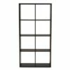 Janne 8 Cube Multipurpose Storage Shelf Dark Brown - Baxton Studio -Bookshelves Sales Shop unnamed file 1899
