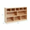 ECR4Kids Birch 5+5 Storage and Cubby Tray Cabinet with Rolling Casters, Mobile Classroom Organizer -Bookshelves Sales Shop unnamed file 1965