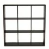 Janne 9 Cube Multipurpose Storage Shelf Dark Brown - Baxton Studio -Bookshelves Sales Shop unnamed file 1978