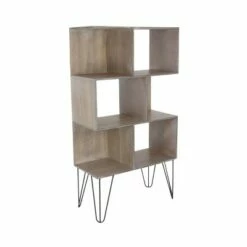 Mid-Century Modern Wooden Cube Shelf - Olivia & May Black -Bookshelves Sales Shop unnamed file 2025