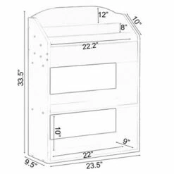 Basicwise Modern Wooden Storage Bookcase with Shelf, Playroom Bedroom Living and Office 11 Basicwise Modern Wooden Storage Bookcase with Shelf, Playroom Bedroom Living and Office -Bookshelves Sales Shop unnamed file 2051