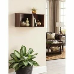 Closetmaid 102300 Decorative Stackable or Hung-able 2-Cube Cubeicals Organizer Storage, Dark Cherry