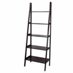5 Shelf Ladder Bookcase - Flora Home Espresso -Bookshelves Sales Shop unnamed file 2083