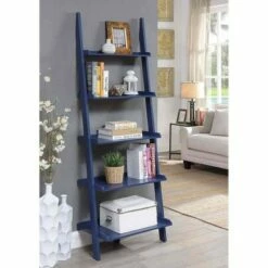 72" American Heritage Bookshelf Ladder - Breighton Home Cherry