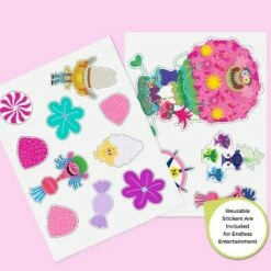 Disney Trolls World Tour Design and Store 6 Bin Toy Organizer - Delta Children -Bookshelves Sales Shop unnamed file 210