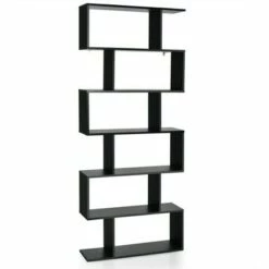 Costway 6 Tier S-Shaped Bookshelf Storage Display Bookcase Decor Z-Shelf 22 Costway 6 Tier S-Shaped Bookshelf Storage Display Bookcase Decor Z-Shelf -Bookshelves Sales Shop unnamed file 2137