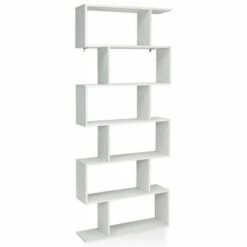 Costway 6 Tier S-Shaped Bookshelf Storage Display Bookcase Decor Z-Shelf 23 Costway 6 Tier S-Shaped Bookshelf Storage Display Bookcase Decor Z-Shelf -Bookshelves Sales Shop unnamed file 2138