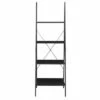 Regency 72" Nomad Ladder Bookcase - Niche Black -Bookshelves Sales Shop unnamed file 2155