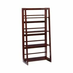 48" Delanie Folding Bookcase - Linon Walnut -Bookshelves Sales Shop unnamed file 2168