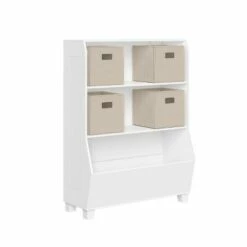 34" Kids' Bookcase with Toy Organizer and 4 Bins - RiverRidge Home Taupe 12 34" Kids' Bookcase with Toy Organizer and 4 Bins - RiverRidge Home Taupe -Bookshelves Sales Shop unnamed file 223