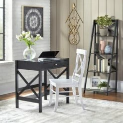 56" 4 Tier Crossback Shelf - Buylateral Charcoal -Bookshelves Sales Shop unnamed file 2242