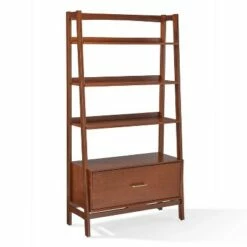 70" Landon Large Bookcase - Crosley Brown -Bookshelves Sales Shop unnamed file 2279