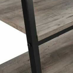 56" Metal and Wood Tiered Ladder Bookcase - Saracina Home Dark Walnut 17 56" Metal and Wood Tiered Ladder Bookcase - Saracina Home Dark Walnut -Bookshelves Sales Shop unnamed file 2285