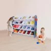 UNiPLAY Toy Organizer With 20 Removable Storage Bins and Block Play Panel, Multi-Size Bin Organizer -Bookshelves Sales Shop unnamed file 229