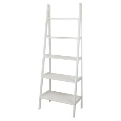 72" Shelf Ladder Bookcase - Flora Home Espresso 3 72" Shelf Ladder Bookcase - Flora Home Espresso