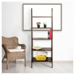 72" Shelf Ladder Bookcase - Flora Home Espresso 15 72" Shelf Ladder Bookcase - Flora Home Espresso -Bookshelves Sales Shop unnamed file 2319