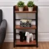 Costway 3 Tier Ladder Storage Book Shelf Wall Bookcase Bundle Modern Floor Decor -Bookshelves Sales Shop unnamed file 2331