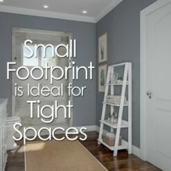 Hastings Home 4-Tier Ladder Bookshelf Freestanding Wooden Bookcase, White -Bookshelves Sales Shop unnamed file 2401