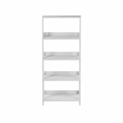 Hastings Home 4-Tier Ladder Bookshelf Freestanding Wooden Bookcase, White -Bookshelves Sales Shop unnamed file 2405