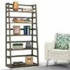 63"x30" Normandy Ladder Shelf Bookcase Farmhouse - Wyndenhall Black -Bookshelves Sales Shop unnamed file 2406