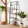 75.98" Cullyn 5 Tier Leaning Etagere - Safavieh White -Bookshelves Sales Shop unnamed file 2421