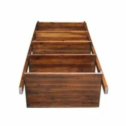 75.5" 5 Tier Solid Wood Leaning Bookshelf - International Concepts White -Bookshelves Sales Shop unnamed file 2455