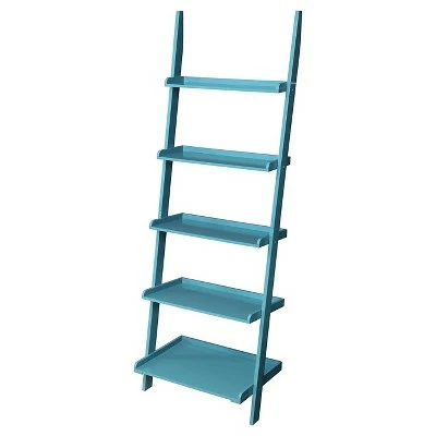 Breighton Home French Country Ladder 72" 5 Shelf Bookshelf - Convenience Concepts White 5 Breighton Home French Country Ladder 72" 5 Shelf Bookshelf - Convenience Concepts White - Image 3
