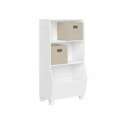 23" Kids' Bookcase with Toy Organizer and 2 Bins - RiverRidge Home Pink -Bookshelves Sales Shop unnamed file 248
