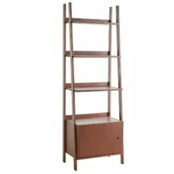 70.75" 3-Tier Stepladder Shelves Storage Cabinet - Ore International Espresso -Bookshelves Sales Shop unnamed file 2495
