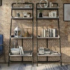 70.86" Humbolt Ladder Display Shelf - HOMES: Inside + Out Light Hickory 13 70.86" Humbolt Ladder Display Shelf - HOMES: Inside + Out Light Hickory -Bookshelves Sales Shop unnamed file 2499